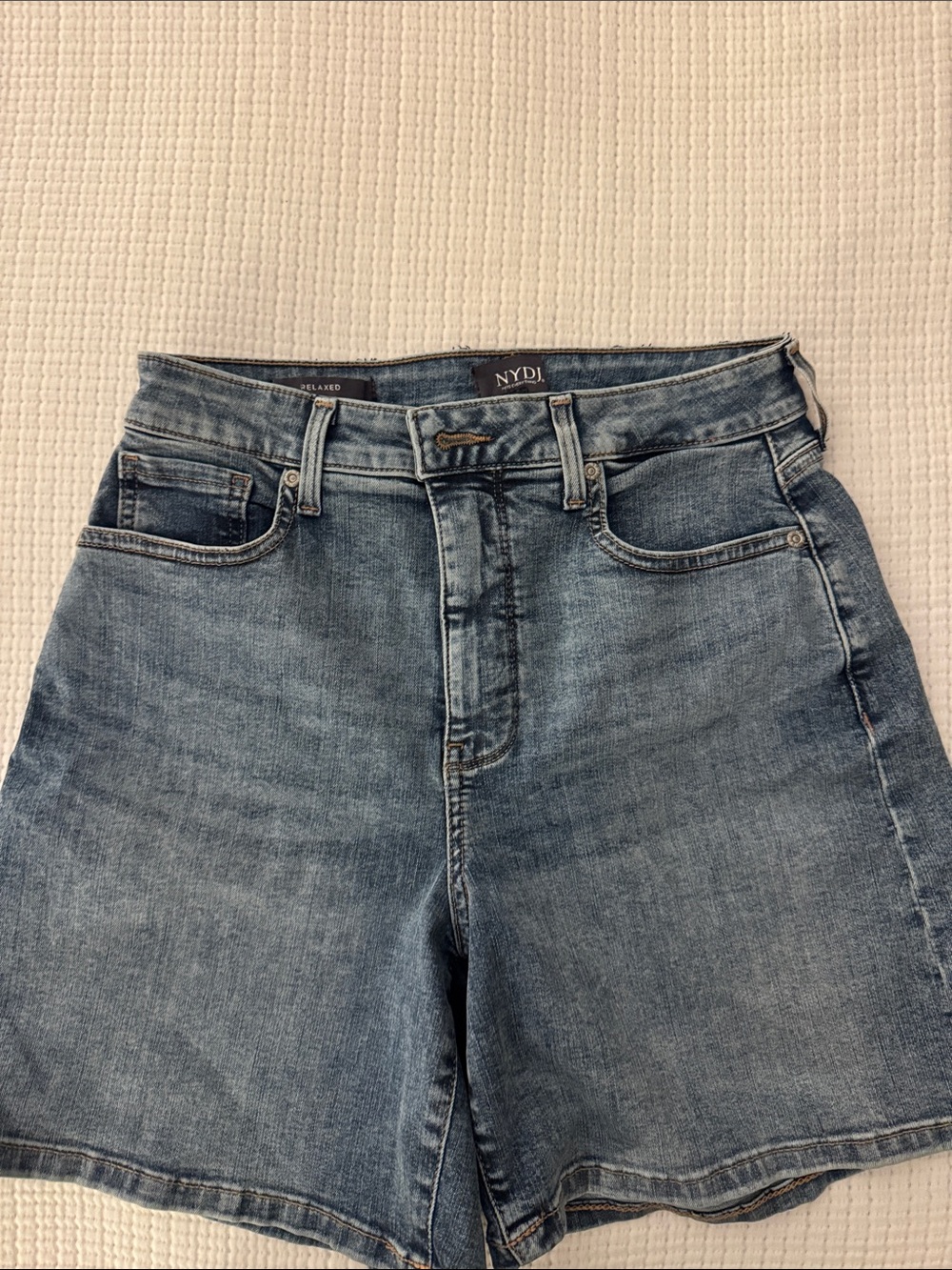 NYDJ woman’s Relaxed Light Wash Denim Shorts